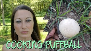 HOW TO COOK PUFFBALL MUSHROOMS puffballmushroom fungi [upl. by Yekcin]