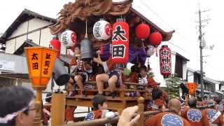 津山まつり 大隅神社  だんじり 太田 たい龍䑓  岡山 津山 東津山 japan okayama tsuyama festival maturi 祭 [upl. by Hgielac]