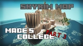 Skyrim Map Mages College pt3  The Main Hall Time Lapse [upl. by Greg642]