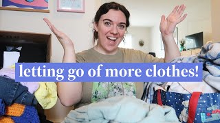 decluttering 50 more clothing items 🧦 i’m getting better at this [upl. by Ttennaej]