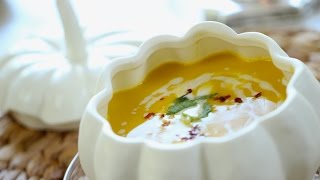 Beths Butternut Squash Soup Recipe  ENTERTAINING WITH BETH [upl. by Oinotnaesoj]