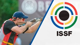 Finals Skeet Men  2015 ISSF Shotgun World Championship in Lonato ITA [upl. by Yesrod]