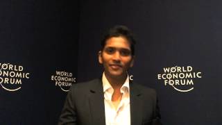 Krishnakumar Balasubramanian  World Economic Forum on India 2012 social media corner [upl. by Anairda944]