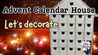 Watch Us Decorate Our Wooden Advent Calendar for Christmas [upl. by Naivatco]