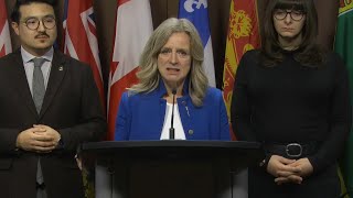 Rachel Notley responds to Alberta’s new policies on gender identity – February 1 2024 [upl. by Danny552]