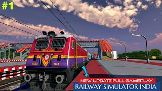 1 Railway Simulator India New Update Full Gameplay With Jan Shatabdi ExpressNEW WAP  4 [upl. by Tima]