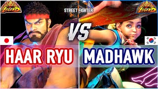 SF6 🔥 Haar Ryu Ryu vs Madhawk Lily 🔥 SF6 High Level Gameplay [upl. by Judus122]