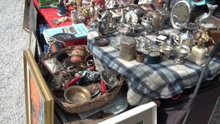 Mercatino Conca dOro Antiques Collectible Vintage Market in Rome [upl. by Anevad67]