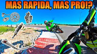 COMO MEJORAR TU PITBIKE de CIRCUITO  PIT MOTARD [upl. by Ehr748]