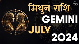 Gemini July 2024 Tarot Reading Hindi  Gemini July 2024 Love Monthly Predictions Mithun Rashi [upl. by Flor]