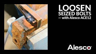 Loosen seized bolts with Alesco ACE12NIX3Cooling Unit [upl. by Pirri]