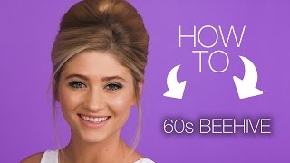 HOW TO  60s Beehive Hair Look  Superdrug [upl. by Elysee]