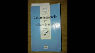 Livre  Culture individuelle et culture de masse livres booktok [upl. by Ardnua2]