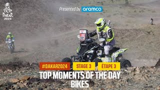 Bikes Top moments  Stage 3  Dakar2024 [upl. by Halbert]