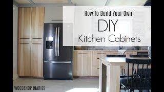 How to Build Your Own DIY Kitchen CabinetsUsing Only Plywood [upl. by Hosea]