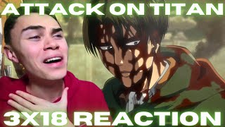 BRUTAL AFTERMATH Attack On Titan 3x18 Reaction First Time Watching [upl. by Rodd]