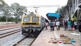 Dussehra  Ayudha Pooja  Shimoga MEMU in Devanur Arsikere Kadur Railway station [upl. by Jacynth866]