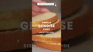 HOW TO MAKE THE BEST GENOISE SPONGE CAKE STEP BY STEP VANILLA GENOISE [upl. by Carrew]