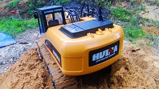 Huina 1550 Metal Excavator Toy 2024 [upl. by Ganley775]