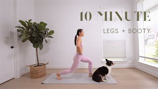 10 MIN legs  booty standing pilates  strengthen and lift  no equipment [upl. by Fin]