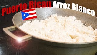 How To Cook White Rice 🍚 Arroz Blanco Puertorriqueño [upl. by Dorweiler707]