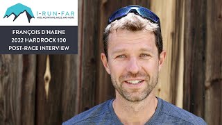 François DHaene Post2022 Hardrock 100 Mile Interview [upl. by Ehudd]