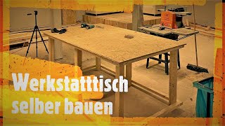 Werkstatttisch selber bauen [upl. by Hanley492]