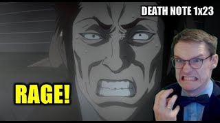 RAGE BEYOND RAGE  PHYSICS EDUCATOR watches DEATH NOTE 1x23  BLIND REACTANALYSIS [upl. by Arehahs]