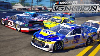 Racing amp Crashing in the NEW NASCAR Game  NASCAR 21 Ignition First look [upl. by Rimidalg]