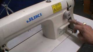 straight stitch Juki DDL 8500 Atlas Levy Sewing Machine Co [upl. by Kram683]