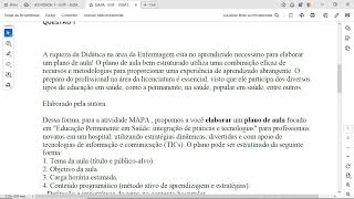 A riqueza da Didática na área da Enfermagem está no aprendizado necessário para elaborar um plano de [upl. by Roehm297]