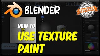 Blender How To Use Texture Paint [upl. by Navannod]