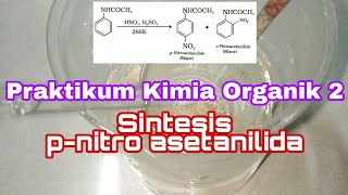 Sintesis pnitro asetanilida  Praktikum Kimia Organik 2 [upl. by Meikah]