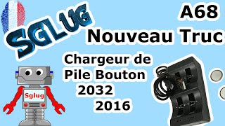 NT  Chargeur d’accu 2032  2016 ou pile bouton 2032 oui ca existe [upl. by Esetal]