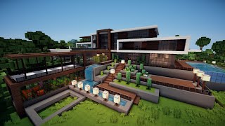 RIESEN VILLA in MINECRAFT ALS DOWNLOAD Livestream Projekt [upl. by Atirhs246]