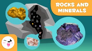 ROCKS and MINERALS for Kids  What are their differences  Science for Kids [upl. by Wickner]