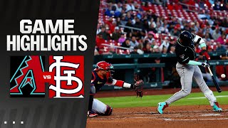 Dbacks vs Cardinals Game Highlights 42324  MLB Highlights [upl. by Akiram]