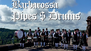 Barbarossa Pipes amp Drums 24 Freunde [upl. by Ahsimot61]