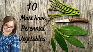 10 Must have perennial vegetables  Plant once harvest for years [upl. by Runck]