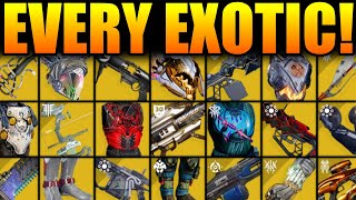 All Exotics and How to Get Them in Destiny 2 [upl. by Perl]