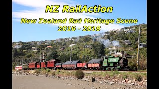 New Zealand Rail Heritage Scene 2016  2018 HD [upl. by Karylin263]