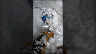 He Found a Snowboarder Buried in the Snow…😳 [upl. by Seale]