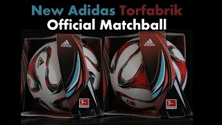 Unboxing New Adidas Torfabrik Official Matchball 20142015 Bundesliga [upl. by Seidel]