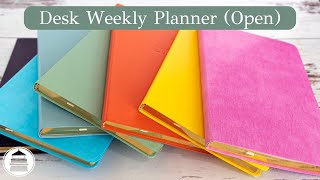 Desk Weekly Planner Open Format  Gallery Leather [upl. by Trimble]