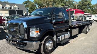 Tow Trucks for sale update at Davi’s auto sales F650 rollback Tow Truck JerrDan bed steel in stock [upl. by Rocher]