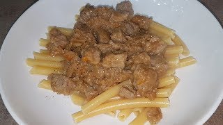 RICETTA TIPICA napoletana rivisitata ZITI ALLA GENOVESE DI TONNO  Pasta alla genovese FoodVlogger [upl. by Oznerol708]