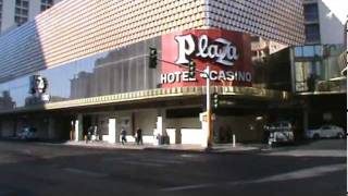 Plaza Hotel Casino Vegas Fremont St Experience  360 degree view 1 [upl. by Lesley]