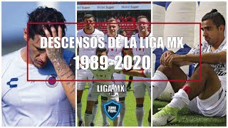 Descensos Liga Mx 19892020 [upl. by Haron]