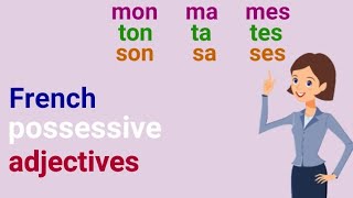 French possessive adjectives  Les adjectifs possessifs [upl. by Aisined]