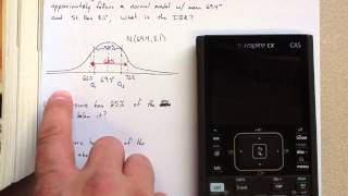 Finding IQR from a normal model [upl. by Teodor]